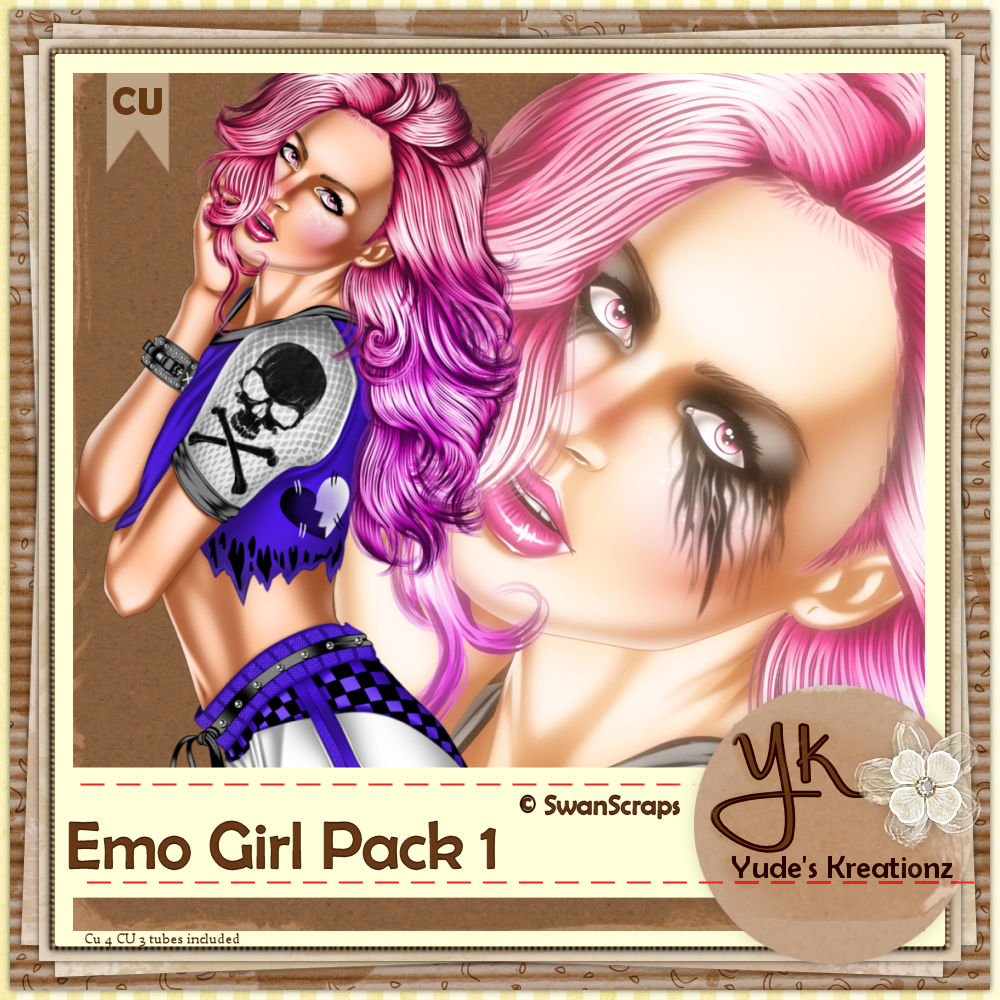 Emo Girl Pack 1 - Click Image to Close